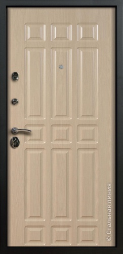 Дверь Шервуд цвет венге темный/пломбир 860х2050 мм фото 2