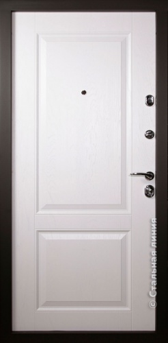 Дверь Скарлет цвет крафтовый дуб/дуб снежный 880х2050 мм фото 3