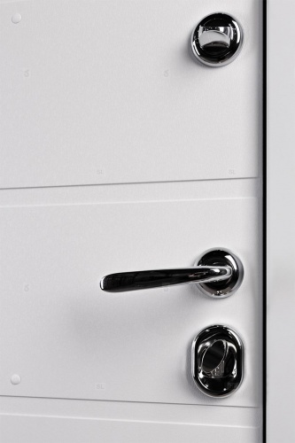 Дверь Аликанте цвет серый графит ral7043/белый 890х2050 мм фото 5