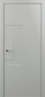 Глухая межкомнатная дверь Модель LX420 цвета белый