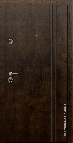Дверь Санторини цвет эбен/эбен 860х2050 мм