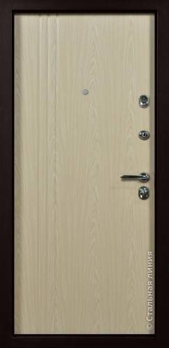 Дверь Даллас цвет коричневый/коричневый 880х2060 мм фото 2