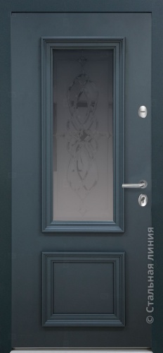 Дверь Алерт цвет коричневый/слоновая кость 860х2050 мм фото 2
