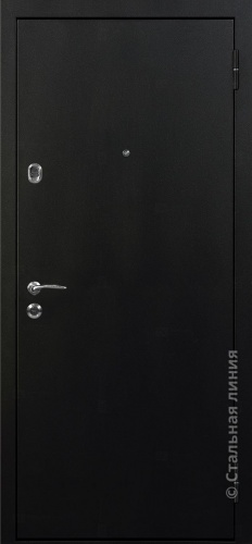 Дверь Метро, тамбурная цвет черный/серая лазурь 860х2050 мм