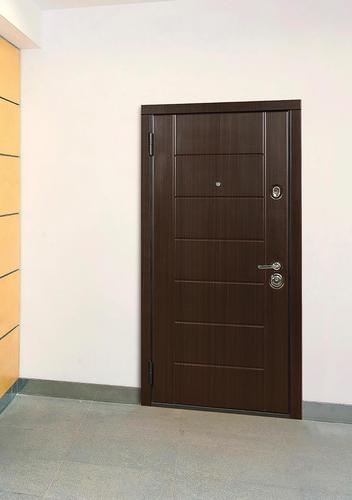 Дверь Миллениум цвет венге темный/пломбир 880х2060 мм фото 3