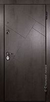 Дверь Монтана цвет серый графит/серая лазурь 880х2050 мм