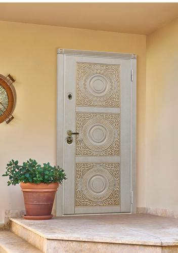 Дверь Верона цвет дуб золотистый/белый 860х2050 мм фото 5