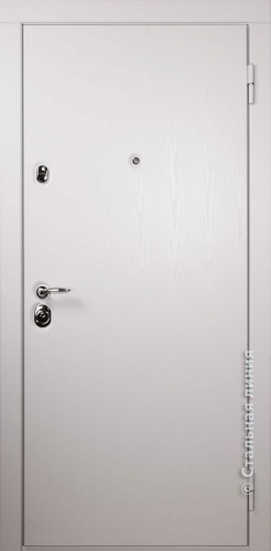 Дверь Белла цвет ясень белый/ясень белый 880х2050 мм