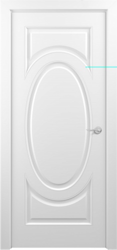 Межкомнатная дверь Zadoor ПГ Лувр Тип1 Белый Без патины