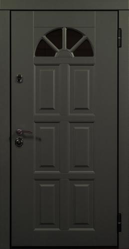 Дверь Кармен цвет коричневый/белый 860х2050 мм