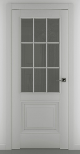 Межкомнатная дверь Zadoor ПО Венеция В2 АК Матовый Серый