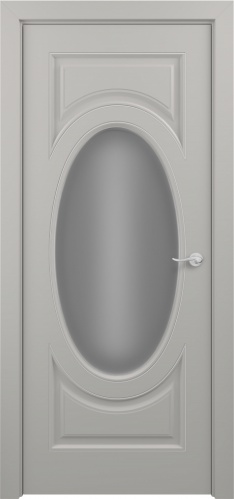 Межкомнатная дверь Zadoor ПО Лувр Тип2 Грей Патина Серебро