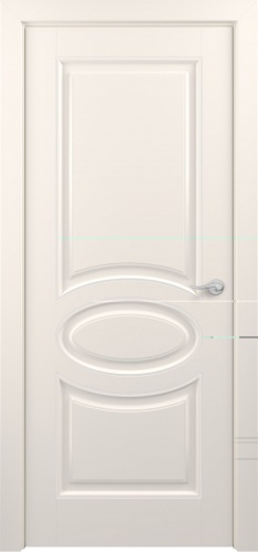 Межкомнатная дверь Zadoor ПГ Прованс Тип2 Жемчужно-перламутровый Патина Серебро