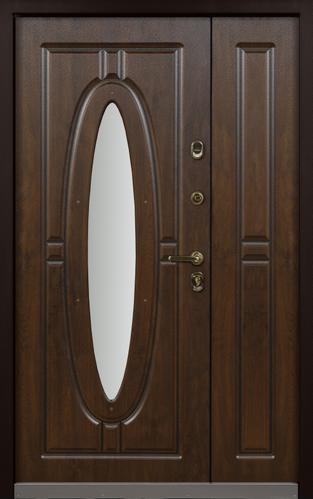 Дверь Консул цвет коричневый/коричневый 1280х2060 мм фото 2