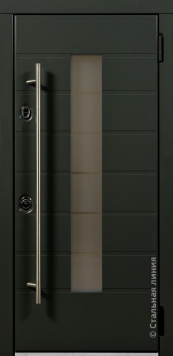 Дверь Форт цвет коричневый/коричневый 880х2060 мм