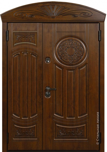 Дверь Лоренцо цвет дуб золотистый/слоновая кость 880х2060 мм фото 3