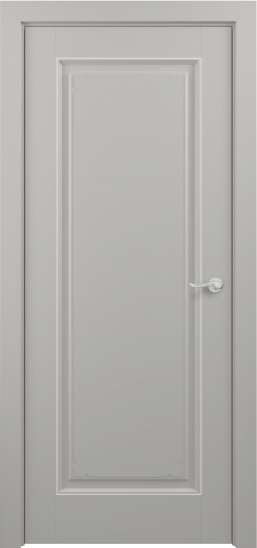 Межкомнатная дверь Zadoor ПГ Неаполь Тип3 Грей Патина Серебро