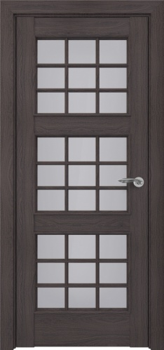Межкомнатная дверь Zadoor ПО Неаполь АК Тип-S Пекан Темно-коричневый