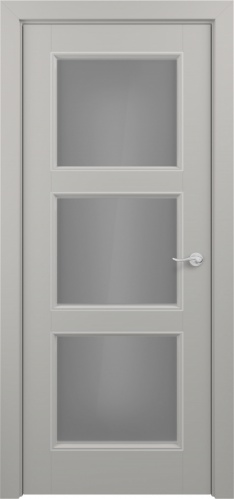 Межкомнатная дверь Zadoor ПО Гранд Тип1 Грей Патина Серебро