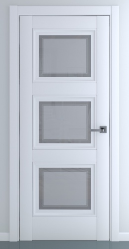 Межкомнатная дверь Zadoor ПО Гранд В2 Матовый Белый