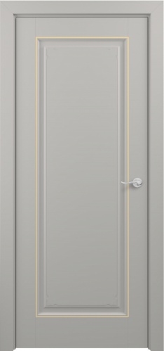 Межкомнатная дверь Zadoor ПГ Неаполь Тип3 Грей Патина Золото