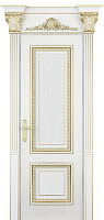Глухая межкомнатная дверь Модель 005-2 цвета белый