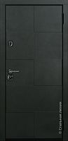 Дверь Квадро цвет черно-серый/черно-серый 880х2060 мм