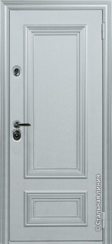Дверь Полонез цвет белый/белый 880х2060 мм