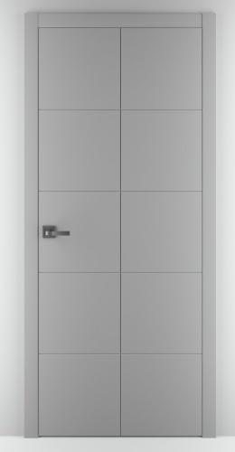 Межкомнатная дверь Zadoor ПГ Эмаль ART LITE Quardratto Светло-серый