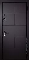Дверь Нео цвет черный кашемир/снежный кашемир 880х2060 мм