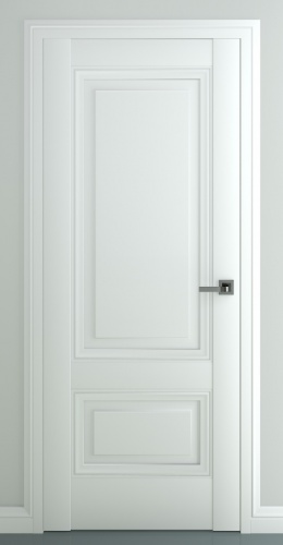 Межкомнатная дверь Zadoor ПГ Турин В3 Матовый Белый