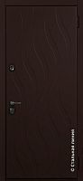 Дверь Вэйв цвет коричневый/коричневый 880х2060 мм