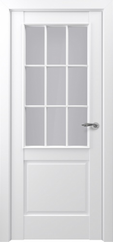 Межкомнатная дверь Zadoor ПО Венеция АК Тип-S Матовый Белый
