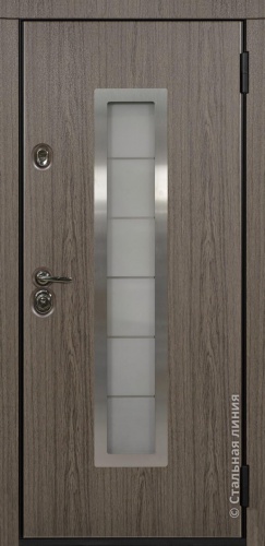 Дверь Бремен цвет коричневый/коричневый 880х2060 мм