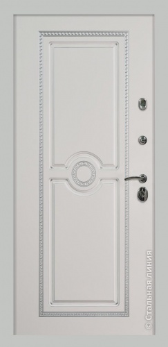 Дверь Версаче Лайт цвет дуб темный/белый 860х2050 мм фото 2