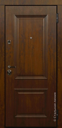 Дверь Ливерпуль цвет крафтовый дуб/дуб снежный 860х2050 мм
