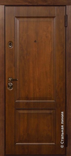 Дверь Марсель цвет дуб темный/дуб темный 880х2060 мм