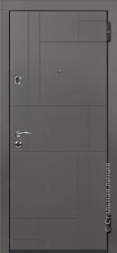 Дверь Арно цвет дымчатый кашемир/ясень белый 860х2050 мм