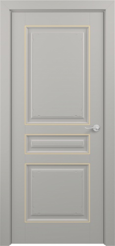 Межкомнатная дверь Zadoor ПГ Ампир Тип3 Грей Патина Золото
