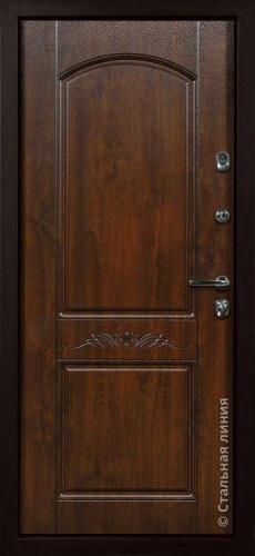 Дверь Венеция цвет тик/тик 880х2060 мм фото 2