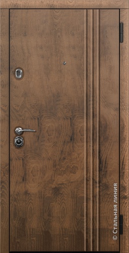 Дверь Санторини цвет эбен/эбен 860х2050 мм