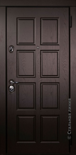 Дверь Октавио цвет крафтовый дуб/дуб снежный 960х2060 мм
