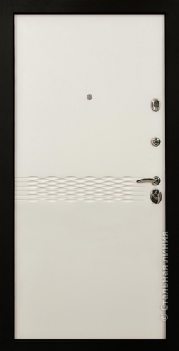 Дверь Аэро Лайт цвет дымчатый кашемир/белый кашемир 860х2050 мм фото 2