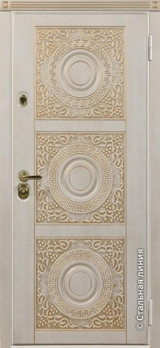 Дверь Богема цвет белый/белый 880х2060 мм