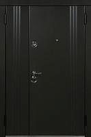 Дверь Хьюстон цвет черно-серый/черно-серый 1280х2060 мм