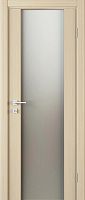 Межкомнатная дверь К12 со стеклом  цвета орех