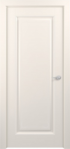 Межкомнатная дверь Zadoor ПГ Неаполь Тип1 Жемчужно-перламутровый Декоративная Патина Серебро