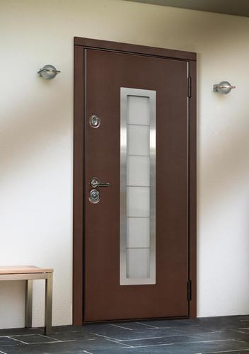 Дверь Бремен цвет коричневый/коричневый 880х2060 мм фото 3