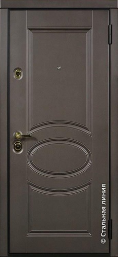 Дверь Дублин цвет черно-серый/белый 880х2060 мм