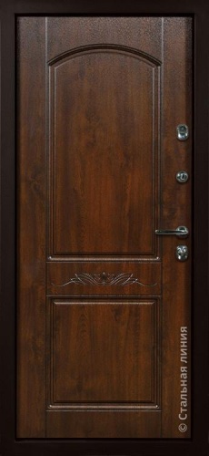 Дверь Милано цвет тик/тик 880х2060 мм фото 2